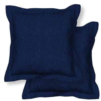 Latitude Run Haisley Sunbrella Indoor Cleveland Football Stripes Pillow Faux